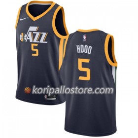 Utah Jazz Rodney Hood 5 Nike 2017-18 Navy Miesten Pelipaidat Swingman 